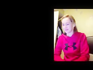 Young shocked girl sees another girl getting fucked by her dog (Reaction)