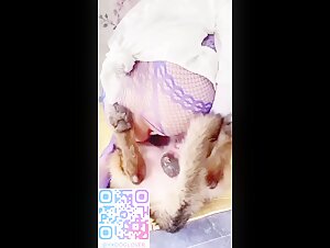 NEW Asian hot mom fucking her dog