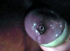 Close-up shots of that huge boner